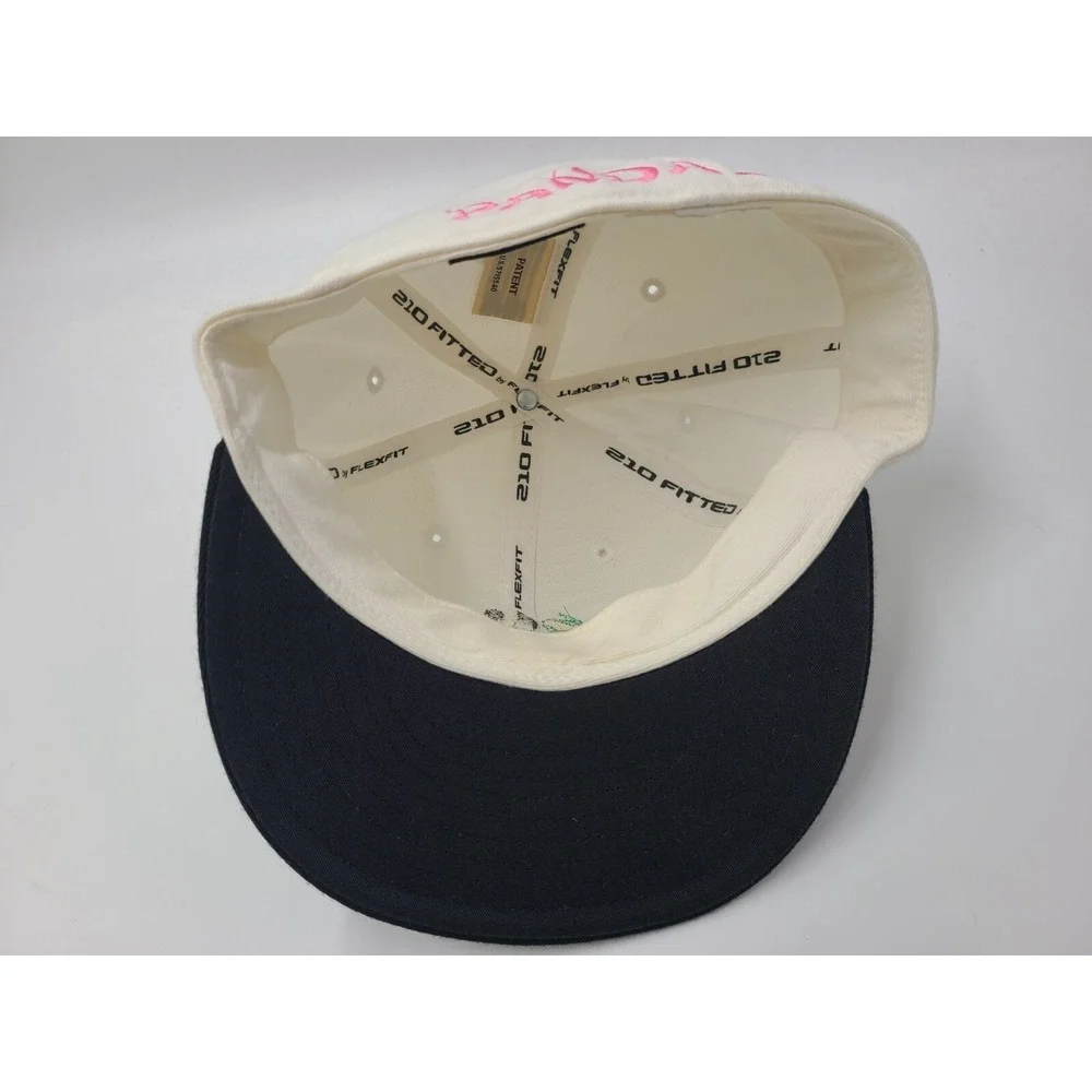 Women Panda‎ Girl Lids Flex Fitted S-M Hat Cap Skate Skateboard Surf White Black